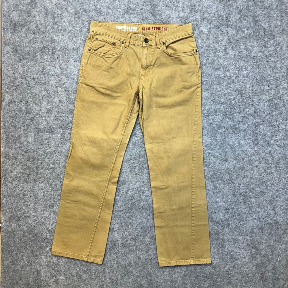 Urban Pipeline Slim Straight Pants Mens 34x32 Tan Workwear